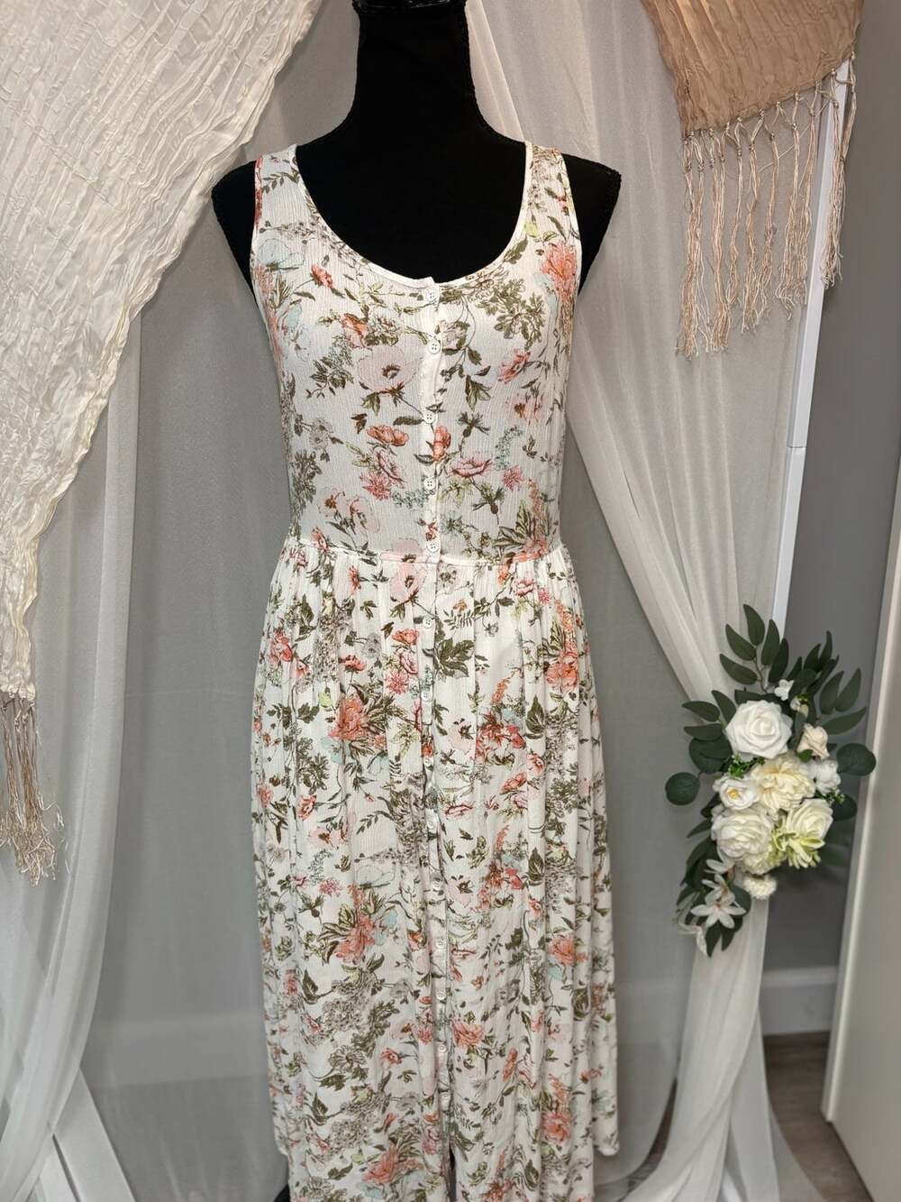 Frye Button Front Midi Dress